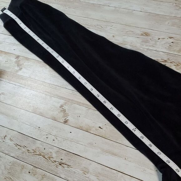 Like New Black Rhinestone Juicy Couture Velour Velvet Y2K Inspired Joggers Pants - Picture 12 of 13